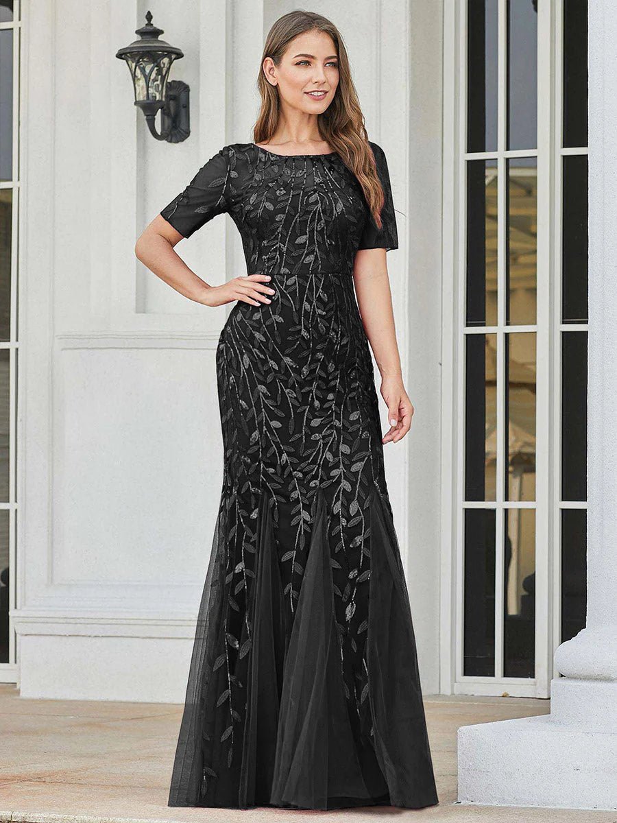 Long fishtail evening deals dresses