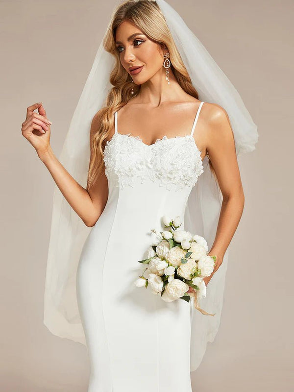 Gorgeous Mermaid Spaghetti Straps Wedding Dresses - CALABRO®