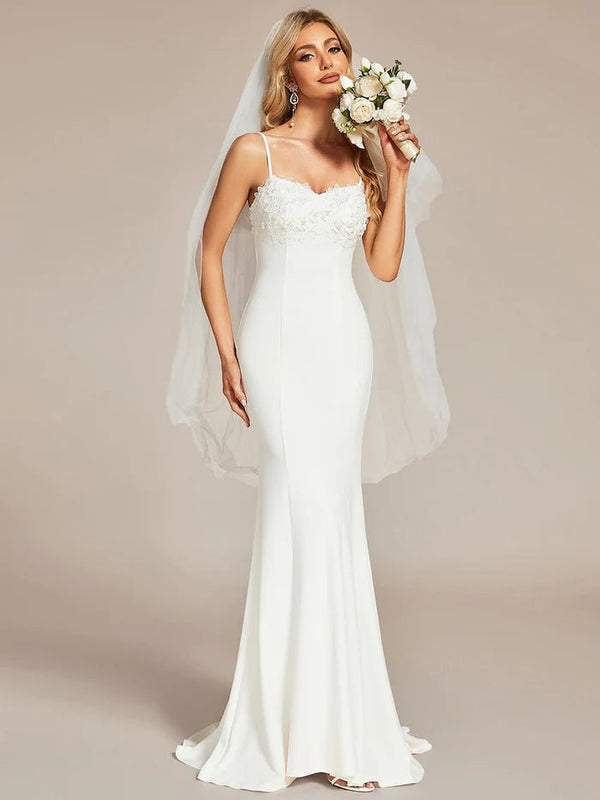 Gorgeous Mermaid Spaghetti Straps Wedding Dresses - CALABRO®