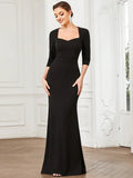 Long Sleeves Fishtail Sweetheart Neck Evening Dresses - CALABRO®