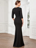 Long Sleeves Fishtail Sweetheart Neck Evening Dresses - CALABRO®