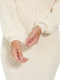 Round Neck Long Sleeve Mini Bodycon Sweater Dress - CALABRO®