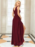 Sequin Top High-Low Evening Dress - CALABRO®