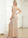 Shiny and Sexy One Shoulder Fishtail Evening Dresses - CALABRO®